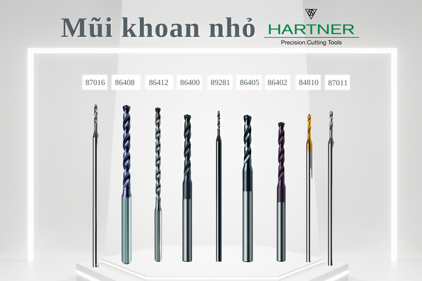 Mũi khoan nhỏ Hartner chất lượng cao -