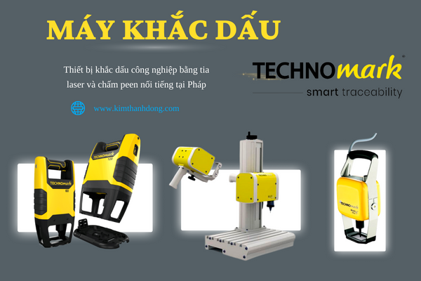 Máy khắc dấu công nghiệp thế hệ mới Technomark -