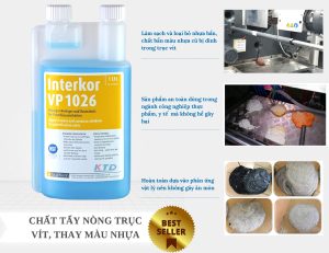 Hướng dẫn tẩy nòng trục vít với hóa chất Interkor VP1026 